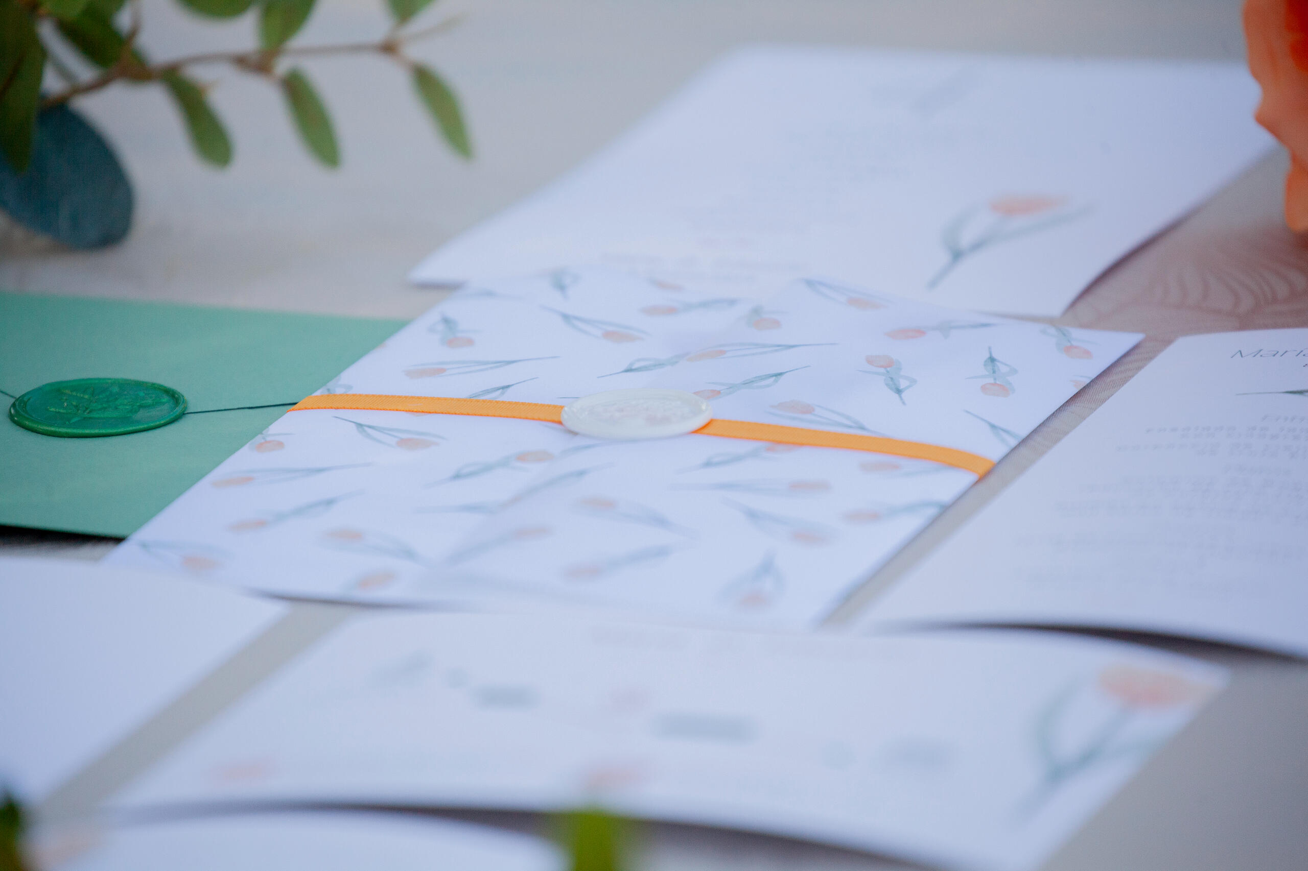 Mockup invitación Alba Mockup invitación Alba